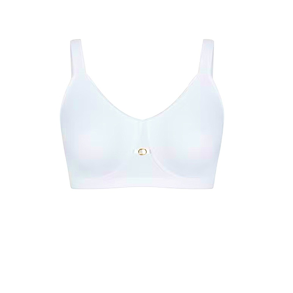 Avenue Soft Caress Bra In White